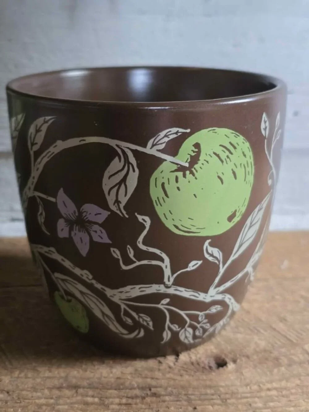 Fairyloot Sleep Like death by Kalynn Bayron Plant Pot with Birds Apples Book Box